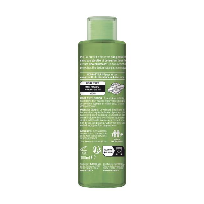 PUR GEL ALOE Flacon 100ml - vue côté