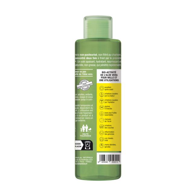 PUR GEL ALOE Flacon 100ml - vue arrière