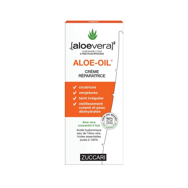 ALOE OIL CREME REPARATRICE Tube 150ml - boite face avant
