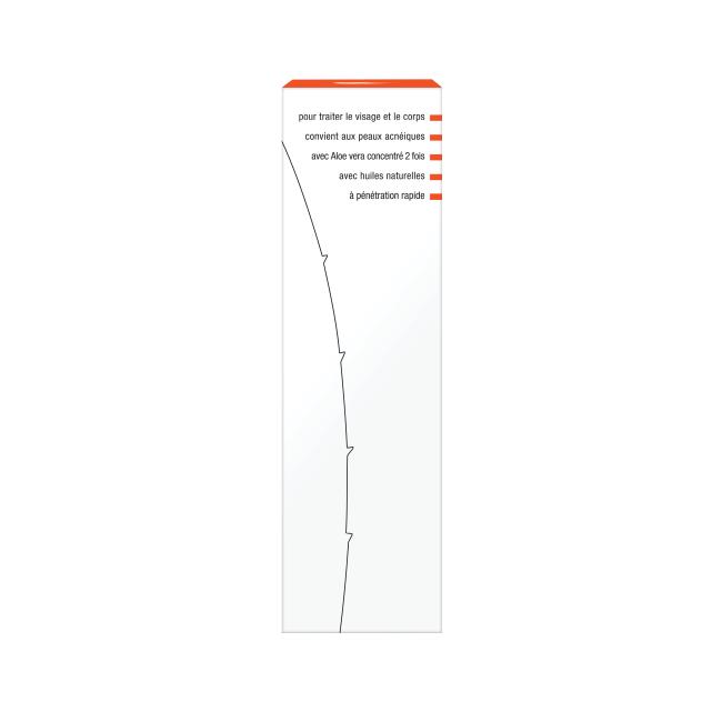 ALOE OIL CREME REPARATRICE Tube 150ml - boite face latérale gauche