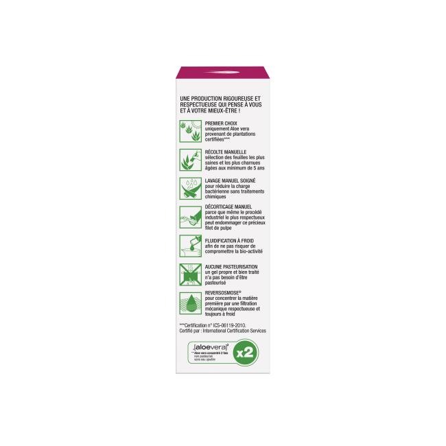 CYST-ALOE FLASH Solution buvable 15Sticks/10ml - face latérale